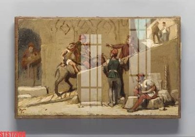 File in trần Tranh sơn dầu phương tây tổng hợp STS17366 (bản gốc) trời sao