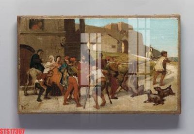 Tải file Tranh sơn dầu phương tây tổng hợp STS17367 (ảnh gốc) in gạch 3D