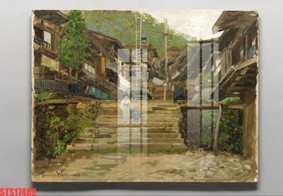 File in trần Tranh sơn dầu phương tây tổng hợp STS17482 (bản gốc) bầu trời