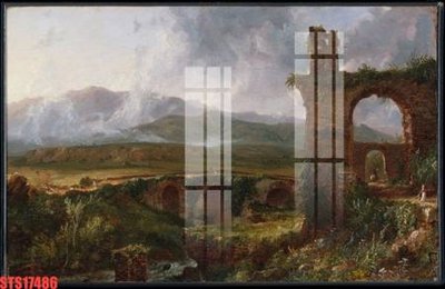 File tranh gốc PSD Tranh sơn dầu phương tây tổng hợp STS17486 còn nguyên layer