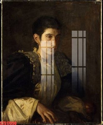 Ảnh gốc file in lụa Tranh sơn dầu phương tây tổng hợp STS17556 chi tiết