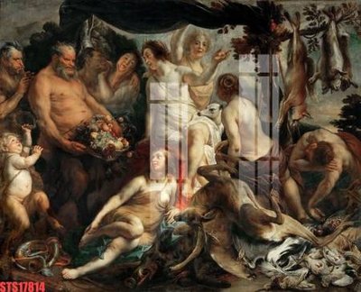 File tranh gốc Tranh sơn dầu phương tây tổng hợp STS17814 (bản quyền) file PSD