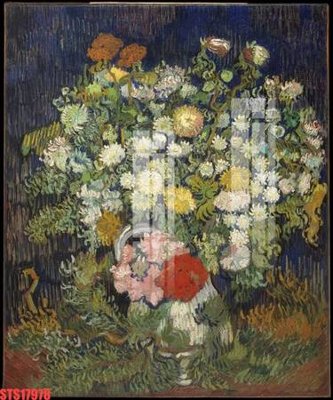 Ảnh gốc file in lụa Tranh sơn dầu phương tây tổng hợp STS17978 chi tiết