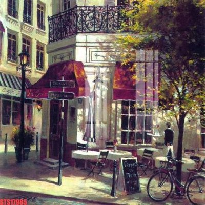 File gốc Tranh sơn dầu phương tây tổng hợp STS17985 (trang trí) cho phòng khách