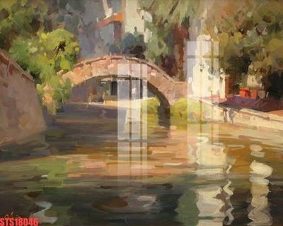 Download file gốc Tranh sơn dầu phương tây tổng hợp STS18046 (in mica) trong suốt