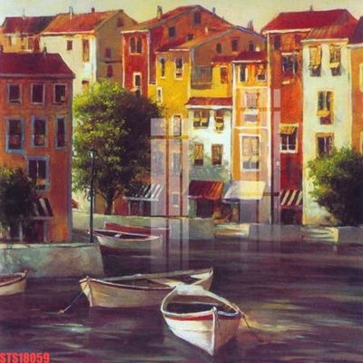 File in trần Tranh sơn dầu phương tây tổng hợp STS18059 (bản gốc) đại dương