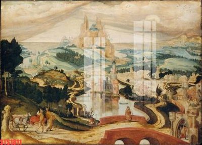 File gốc Tranh sơn dầu phương tây tổng hợp STS1811 (in lụa) tranh mã đáo