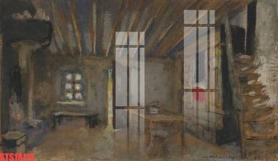 File ảnh Tranh sơn dầu phương tây tổng hợp STS18112 (gốc) in decal dán tường