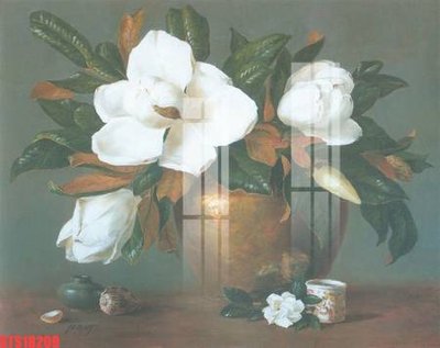 Ảnh gốc file in lụa Tranh sơn dầu phương tây tổng hợp STS18209 chi tiết