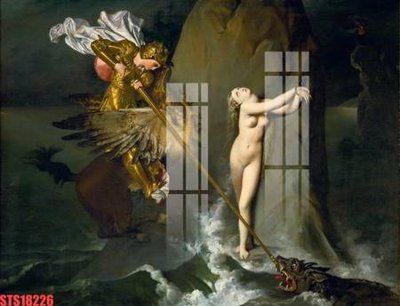 Tải về file tranh gốc Tranh sơn dầu phương tây tổng hợp STS18226 (để in quảng cáo)