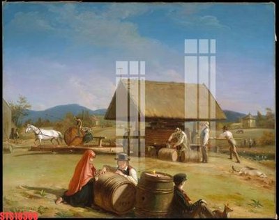 File gốc Tranh sơn dầu phương tây tổng hợp STS18308 (phong cách) cổ điển