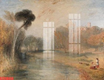 Hình ảnh file gốc in trần nhà Tranh sơn dầu phương tây tổng hợp STS18414