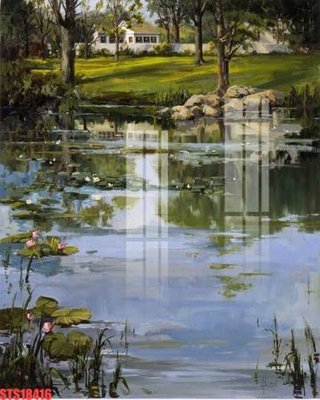 File in lụa Tranh sơn dầu phương tây tổng hợp STS18416 (tân cổ điển) Tranh sơn dầu phương tây tổng hợp STS18416