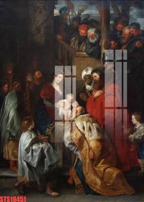 File tranh Tranh sơn dầu phương tây tổng hợp STS18451 (bản gốc) treo phòng ăn