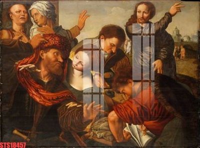 File tranh Tranh sơn dầu phương tây tổng hợp STS18457 (file gốc) chuẩn màu in