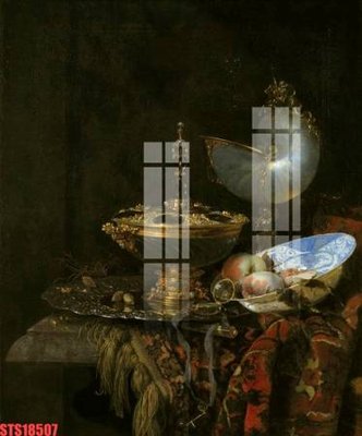 File tranh Tranh sơn dầu phương tây tổng hợp STS18507 (bản gốc) in lụa dán tường