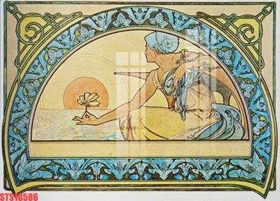 File tranh Tranh sơn dầu phương tây tổng hợp STS18586 (gốc) chủ đề con người