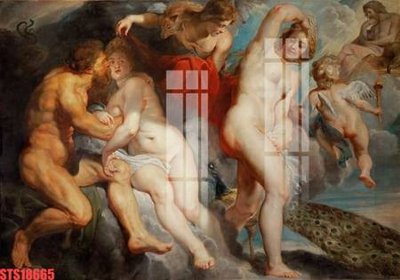 File tranh Tranh sơn dầu phương tây tổng hợp STS18665 (gốc) in film