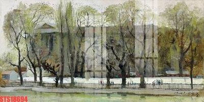 File PSD Tranh sơn dầu phương tây tổng hợp STS18694 (bản gốc) chất lượng nhất