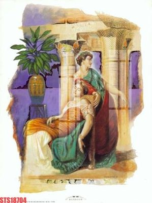 Download file Tranh sơn dầu phương tây tổng hợp STS18704 (gốc) in mica đèn LED