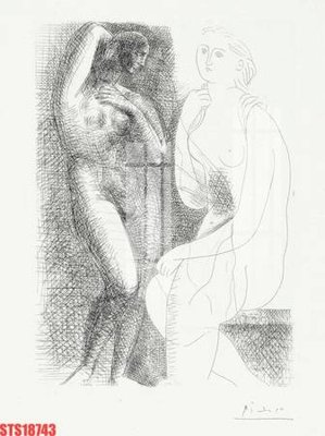 Download file gốc Tranh sơn dầu phương tây tổng hợp STS18743 (in mica) trang trí