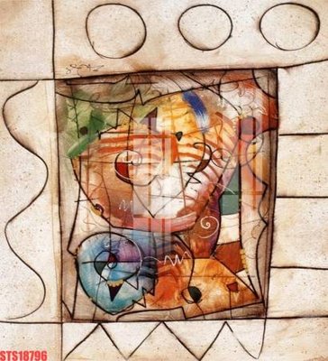 Download file Tranh sơn dầu phương tây tổng hợp STS18796 (gốc) in mica ốp bếp