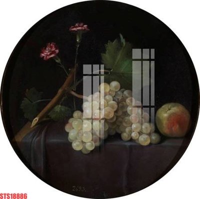 File tranh Tranh sơn dầu phương tây tổng hợp STS18886 (gốc) phong cách tối giản