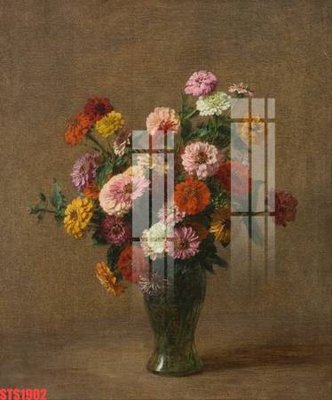 File tranh Tranh sơn dầu phương tây tổng hợp STS1902 (gốc) in vải canvas
