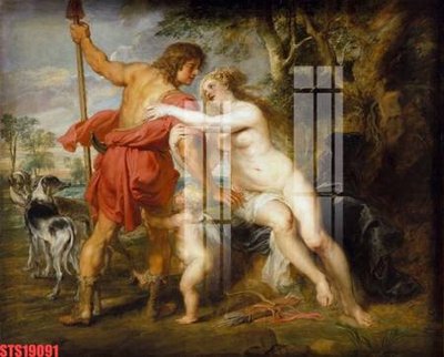 File gốc Tranh sơn dầu phương tây tổng hợp STS19091 (in tráng gương) sang trọng