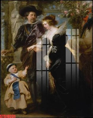 File tranh Tranh sơn dầu phương tây tổng hợp STS19231 (bản gốc) in lụa dán tường