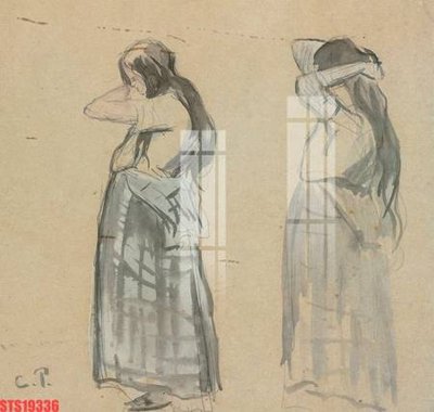 File tranh Tranh sơn dầu phương tây tổng hợp STS19336 (gốc) in vải canvas