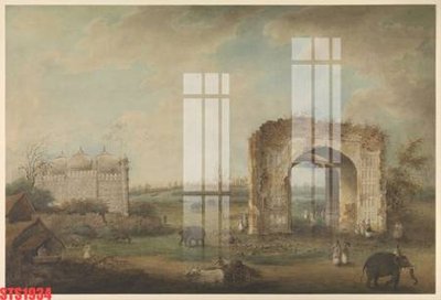 Download file Tranh sơn dầu phương tây tổng hợp STS1934 (gốc) in mica đèn LED