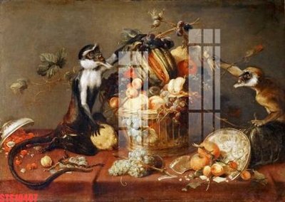 File tranh Tranh sơn dầu phương tây tổng hợp STS19407 (gốc) phong cách tối giản