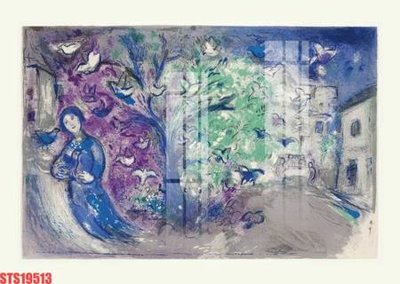 File in mica Tranh sơn dầu phương tây tổng hợp STS19513 (bản gốc) làm vách ngăn