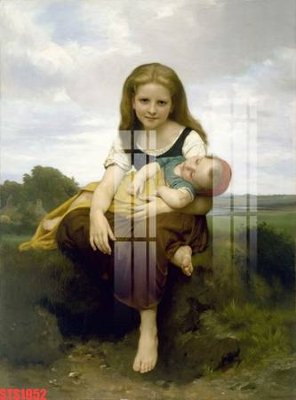 File tranh Tranh sơn dầu phương tây tổng hợp STS1952 (gốc) chủ đề con người