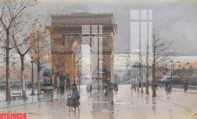 File ảnh Tranh sơn dầu phương tây tổng hợp STS19628 (gốc) in standee