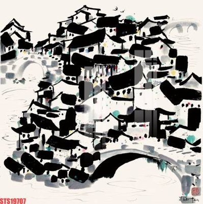 Download file gốc Tranh sơn dầu phương tây tổng hợp STS19707 (in mica) trang trí