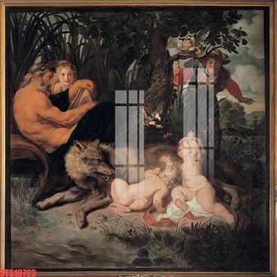 File ảnh Tranh sơn dầu phương tây tổng hợp STS19723 (gốc) in biển hiệu