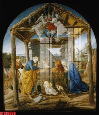 Hình ảnh file gốc in trần nhà Tranh sơn dầu phương tây tổng hợp STS19899