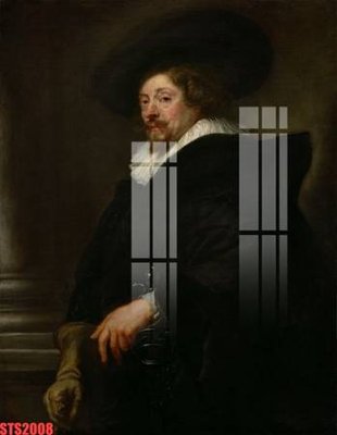 File gốc Tranh sơn dầu phương tây tổng hợp STS2008 (in mica) làm bảng hiệu