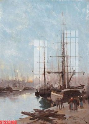 File gốc in mica Tranh sơn dầu phương tây tổng hợp STS20103 chất lượng