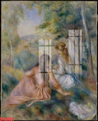 Download file Tranh sơn dầu phương tây tổng hợp STS2027 (gốc) in mica bàn thờ