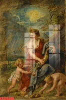 File ảnh Tranh sơn dầu phương tây tổng hợp STS20295 (gốc) in biển hiệu