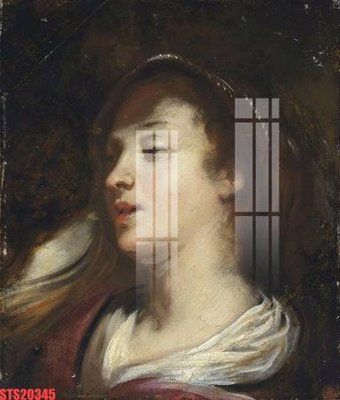 File tranh PSD Tranh sơn dầu phương tây tổng hợp STS20345 chất lượng cao