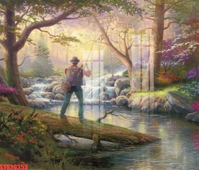 File in mica Tranh sơn dầu phương tây tổng hợp STS20353 (ảnh gốc) đẹp