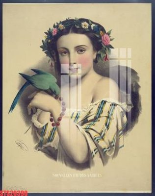 File in trần Tranh sơn dầu phương tây tổng hợp STS20390 (bản gốc) mây trời