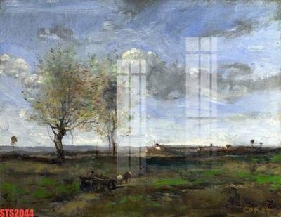 File gốc Tranh sơn dầu phương tây tổng hợp STS2044 (in 3D) nghệ thuật