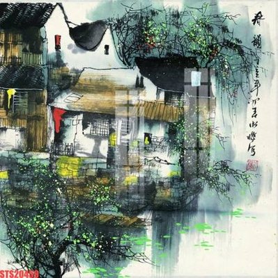 Download file gốc Tranh sơn dầu phương tây tổng hợp STS20459 (in mica) 3D