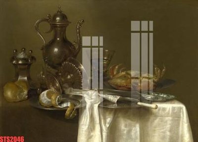 File tranh Tranh sơn dầu phương tây tổng hợp STS2046 (file gốc) chủ đề phong thủy