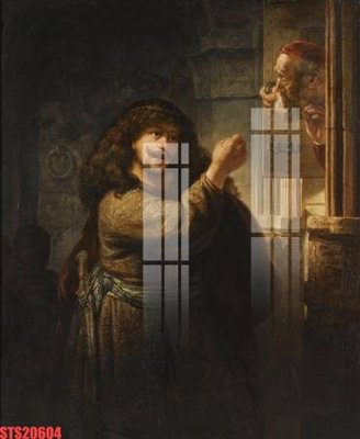 Ảnh gốc Tranh sơn dầu phương tây tổng hợp STS20604 (nét căng) in mica